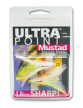 Mustad Ultra Feather Treble Size 2 White 2pk