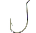Mustad Classic Hook: 92553 1/0 Nickel 8pk