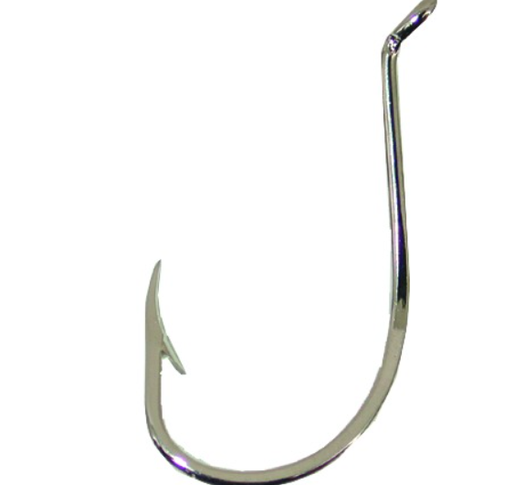 Mustad Classic Hook: 92553 1/0 Nickel 8pk