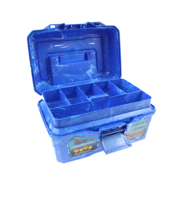 Flambeau Big Mouth Tacklebox, 89pc Kit Blue