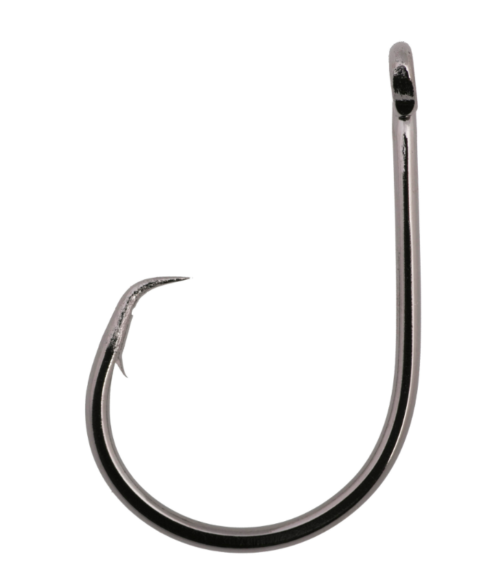 Owner SSW InLine Circle, Size 9/0 Black Chrome 4pk