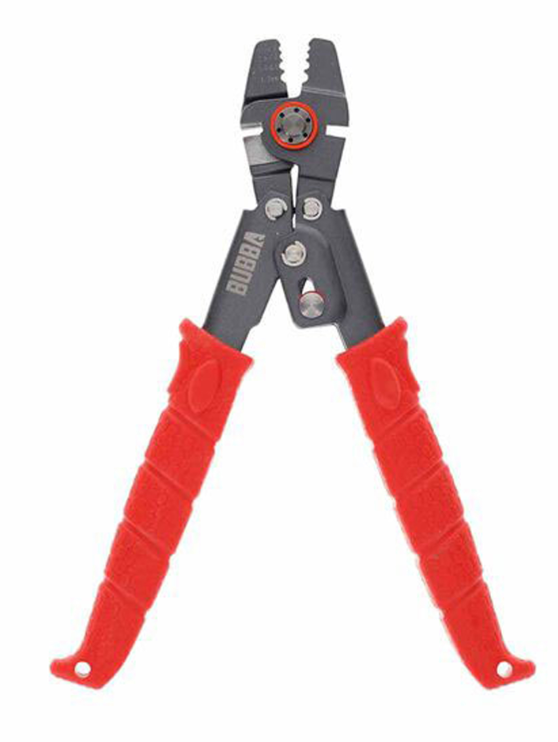 Bubba Crimper, 11'' Non-Slip Grip Red