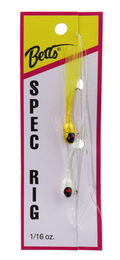 Betts Spec Rig 1/16oz Yellow/White 2pk