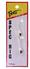 Betts Spec Rig 1/16oz White/White 2pk