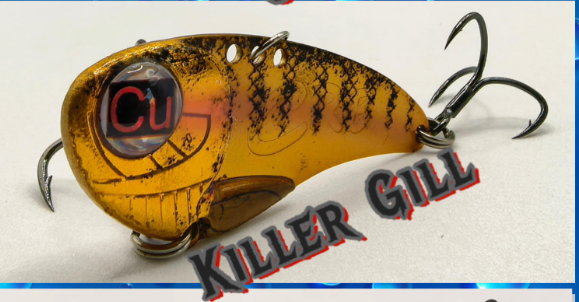 Copper Red Baits Bladebait 1.9in 3/8oz Killer Gill