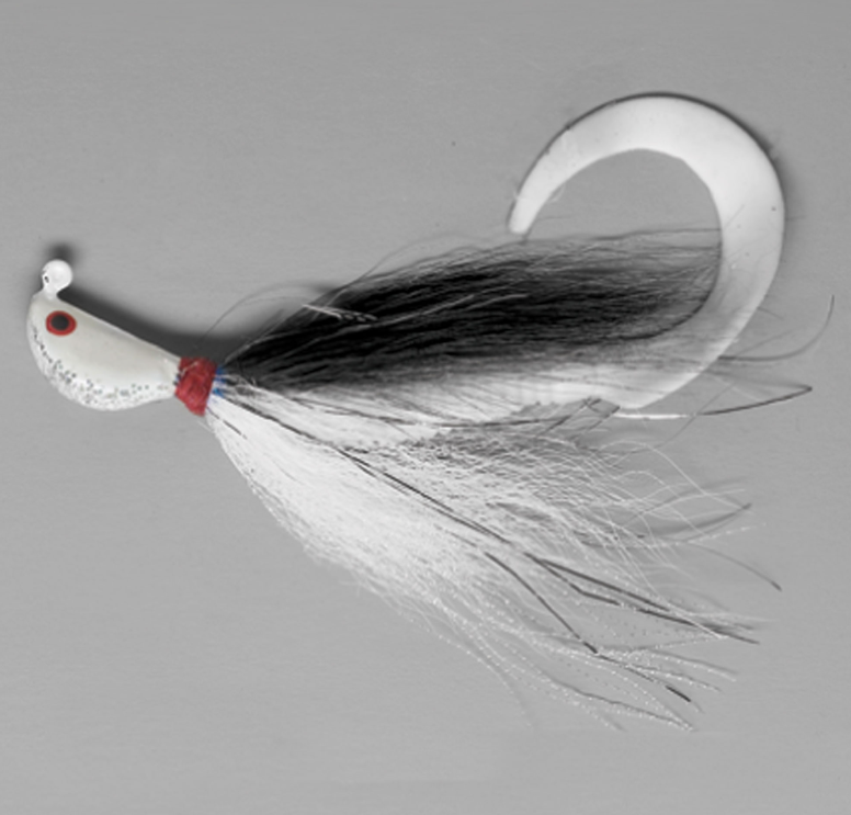 Pucci Flash Striper Jig 1.5oz White/Black/White 1pk