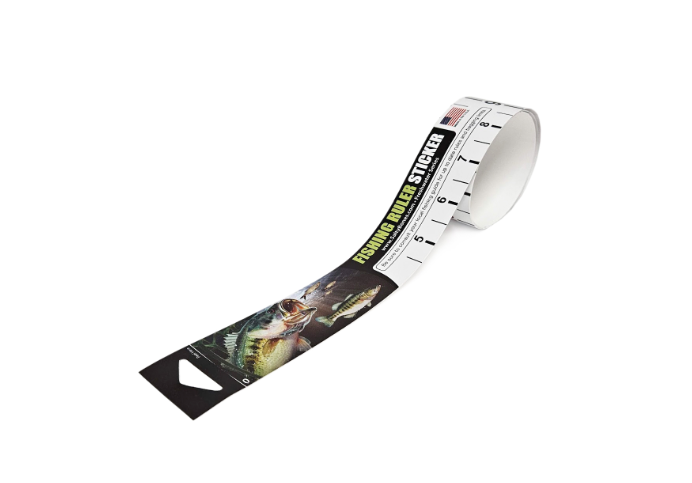 Salty VinylSticker FishRuler 1.5x37 36 Bass