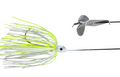 PULSE FISHING PF PERFECT PITCH BUZZBAIT CHARTREUSE/WHITE 1/4 OZ.