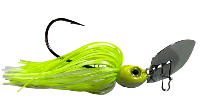 PULSE FISHING MAIN PIECE CHARTREUSE/WHITE 1/2 OZ.