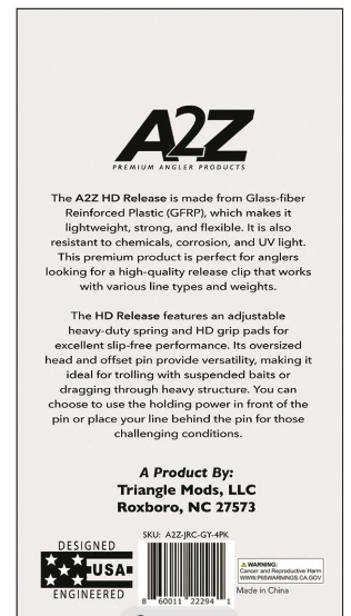 Alpha A2Z Release Clip Heavy Duty Mini for Trolling